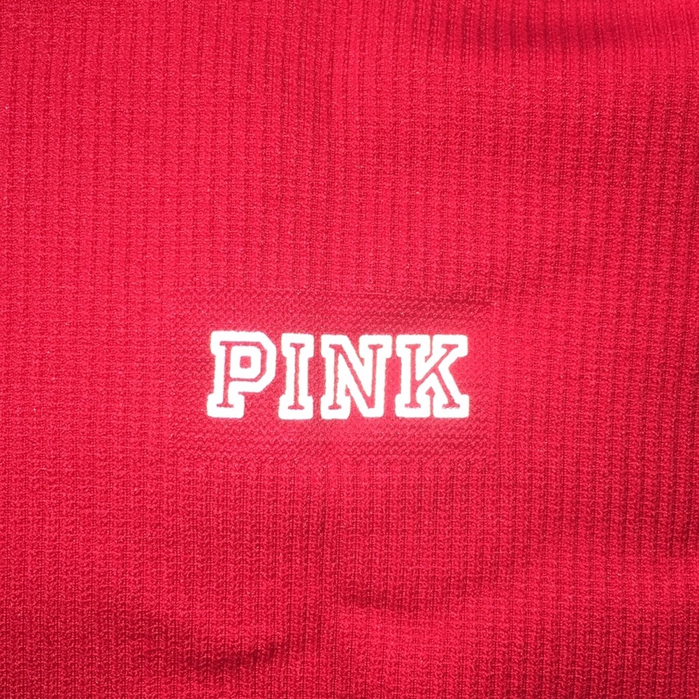 Red colored Pink yoga leggings